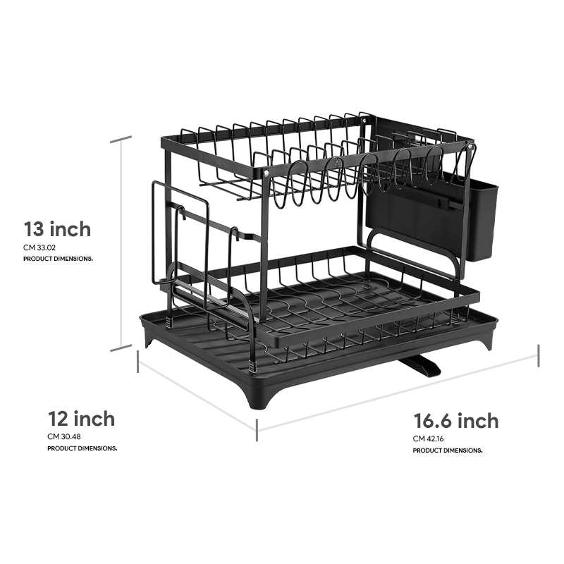 Multifunctional™ Stainless Steel Dish Drying Rack